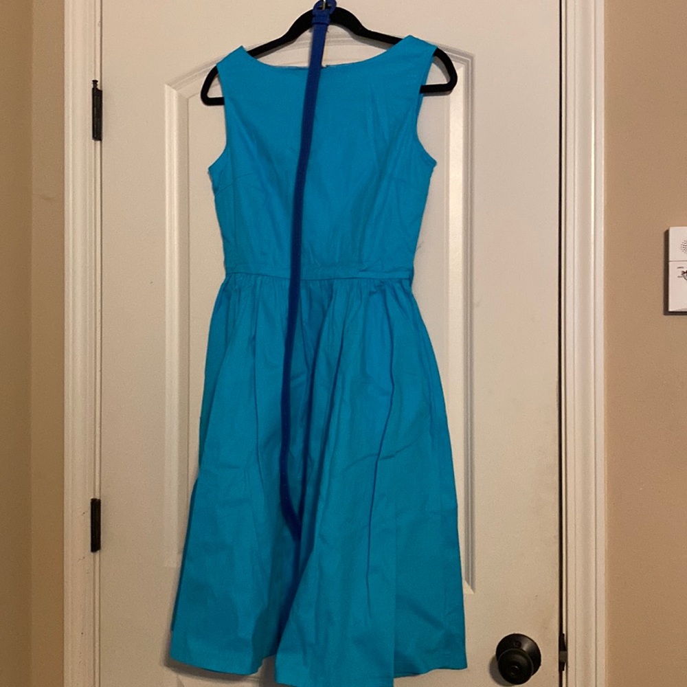 Turquoise Lindy Bop pinup sundress